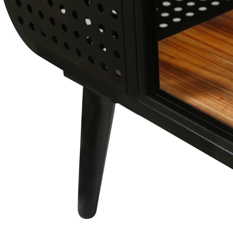 55.12 "Spacious Cat House with Tempered Glass, for Living Room, Hallway, Study and Other Spaces (White,Black)