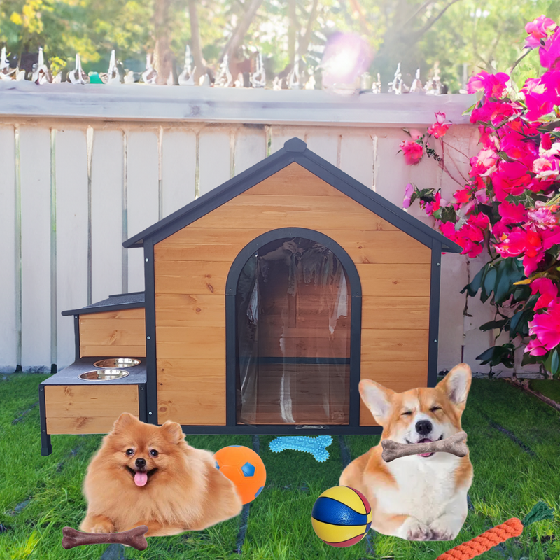 Safe and Comfortable Shelter, Dog House for Playground, Garden, Courtyard