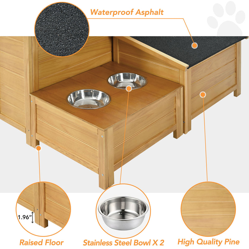 Safe and Comfortable Shelter, Dog House for Playground, Garden, Courtyard