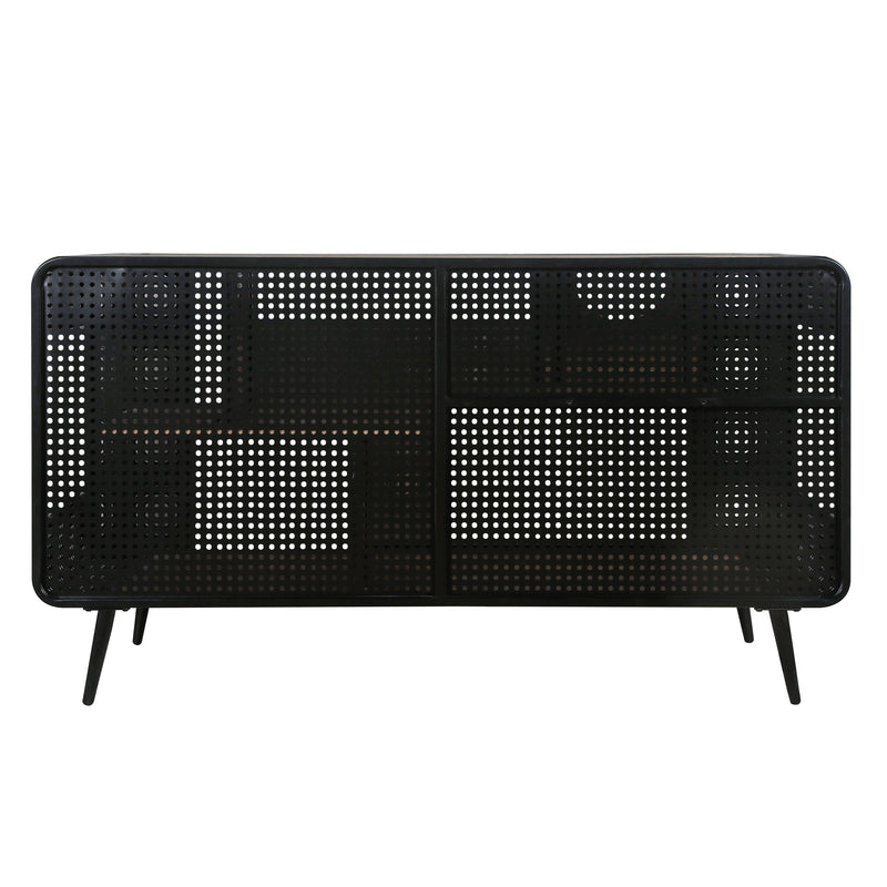 55.12 "Spacious Cat House with Tempered Glass, for Living Room, Hallway, Study and Other Spaces (White,Black)