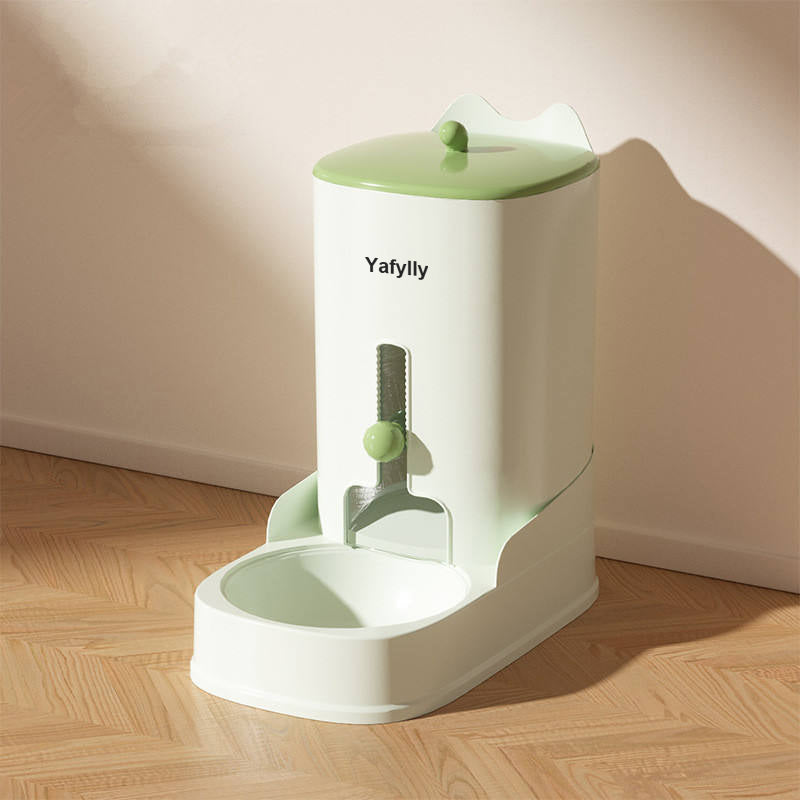 Large Capacity Pet Feeder for Dogs and Cats, Automatic Gravity Food Dispenser for Dry Food, Easy-Refill Feeding Station for Daily Use