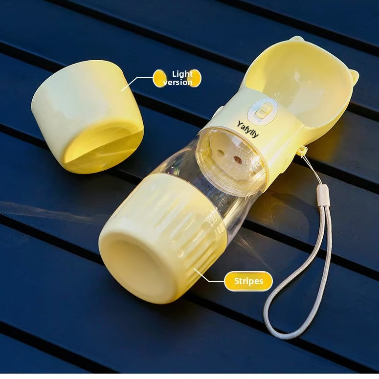 Portable Pet Water Dispenser for Dogs and Cats, Travel Dog Water Bottle with Drinking Cup, Leak-Resistant Outdoor Water Bottle for Walking and Hiking
