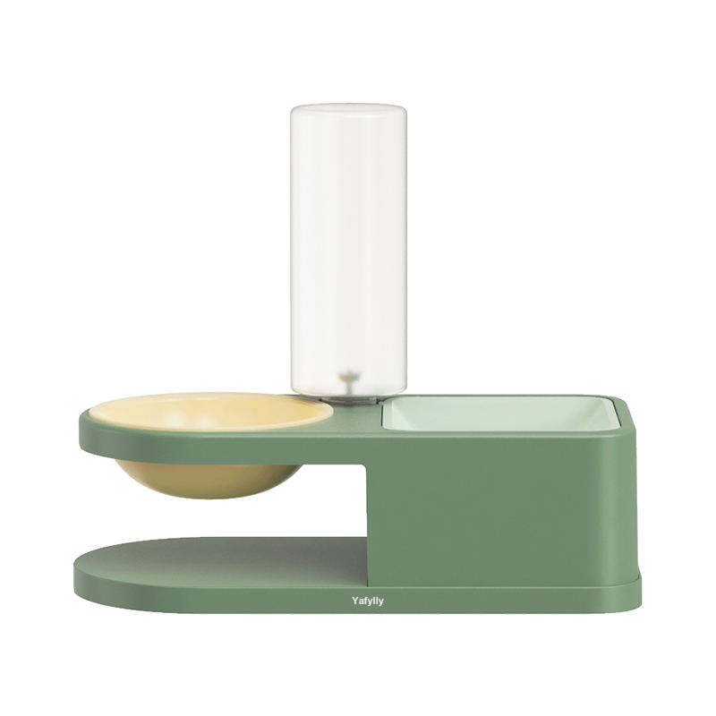 Raised Pet Food and Water Bowl, Elevated Feeding Bowl for Cats and Small Dogs, Ergonomic Pet Dish for Daily Meals