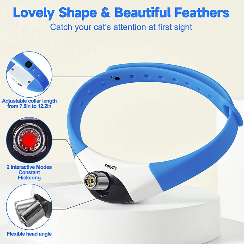 Automatic Rotating Cat Toy, Interactive Motion Pet Toy for Indoor Cats, Electric Teaser Toy for Exercise, Training and Boredom Relief