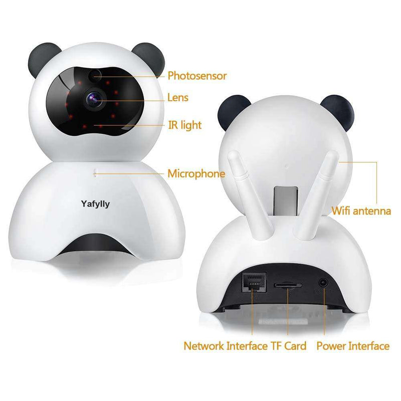 Pet IP Camera for Dogs and Cats, Indoor WiFi Pet Monitor with Two-Way Audio, Night Vision and Motion Detection for Home Use