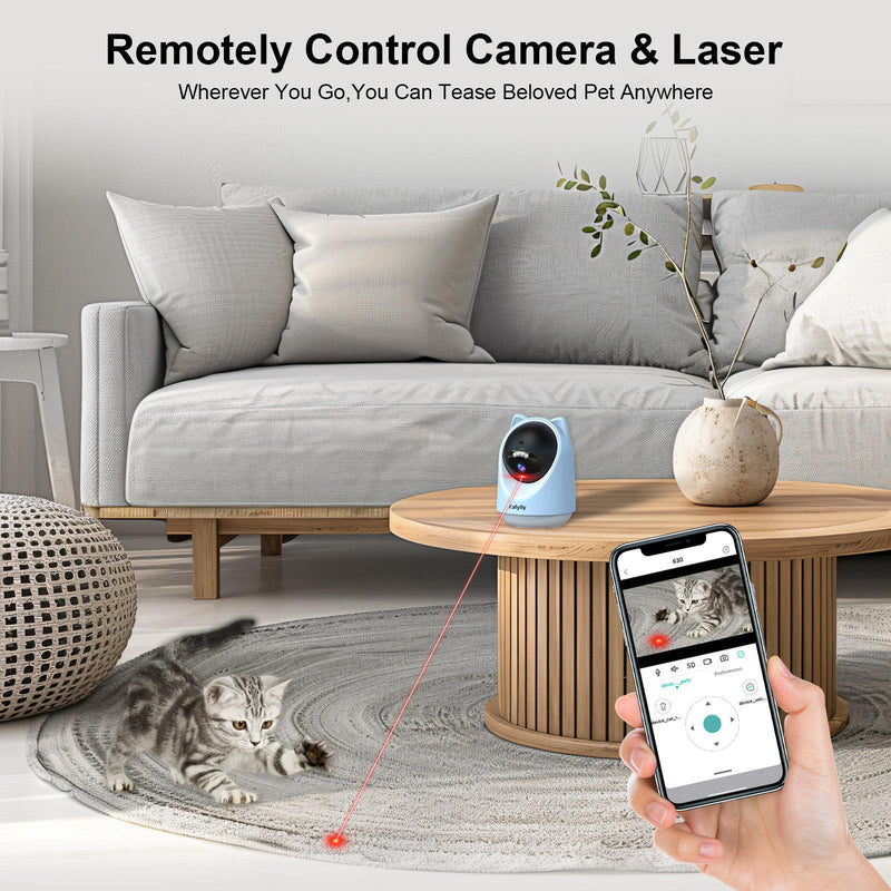 5G and 2.4GHz WiFi Pet Camera for Dogs and Cats, 1080P Indoor Camera with AI Motion Detection, Night Vision and Two-Way Audio
