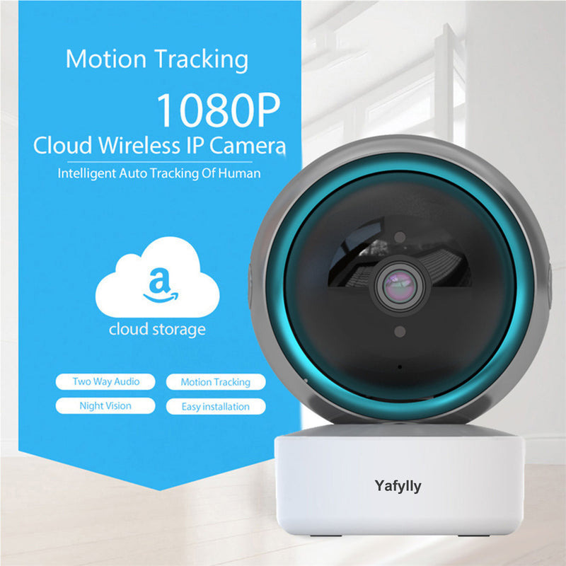 Indoor 1080P WiFi Camera, Smart Home Security Camera with Night Vision and Two-Way Audio, Pet Monitor Camera for Dogs, Cats and Home Use