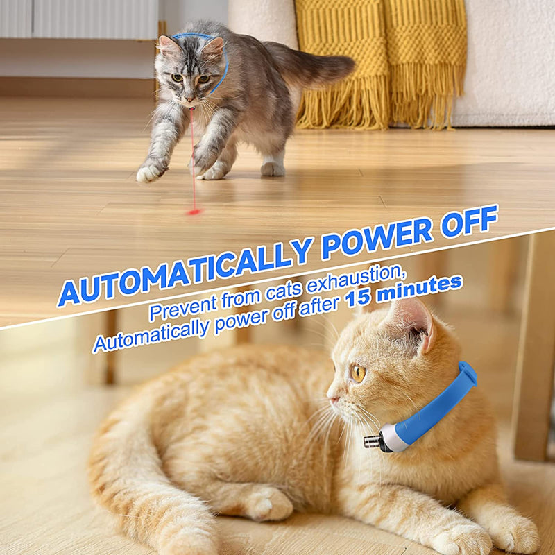 Automatic Rotating Cat Toy, Interactive Motion Pet Toy for Indoor Cats, Electric Teaser Toy for Exercise, Training and Boredom Relief