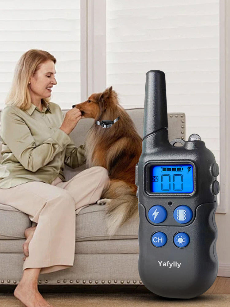 IPX7 Waterproof Dog Training Collar, Rechargeable Remote Training Collar for Dogs, Adjustable Pet Collar with Beep, Vibration and Training Modes