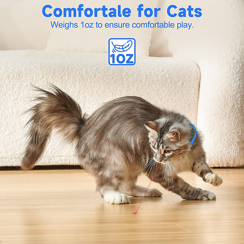 Automatic Rotating Cat Toy, Interactive Motion Pet Toy for Indoor Cats, Electric Teaser Toy for Exercise, Training and Boredom Relief