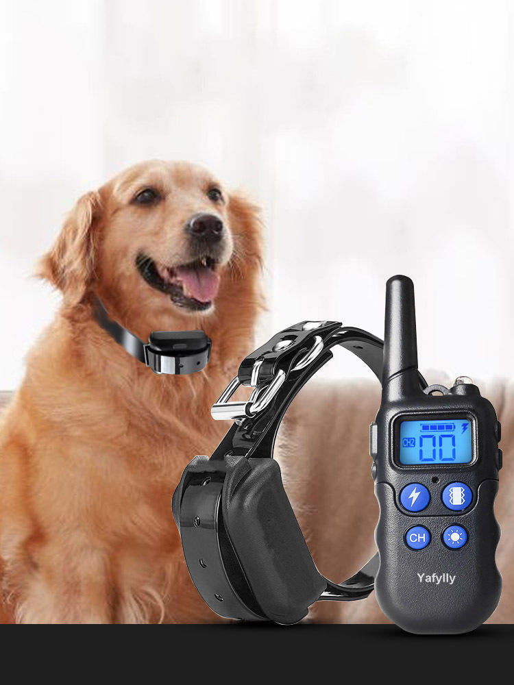 IPX7 Waterproof Dog Training Collar, Rechargeable Remote Training Collar for Dogs, Adjustable Pet Collar with Beep, Vibration and Training Modes