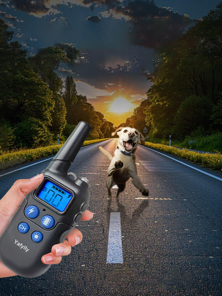 IPX7 Waterproof Dog Training Collar, Rechargeable Remote Training Collar for Dogs, Adjustable Pet Collar with Beep, Vibration and Training Modes