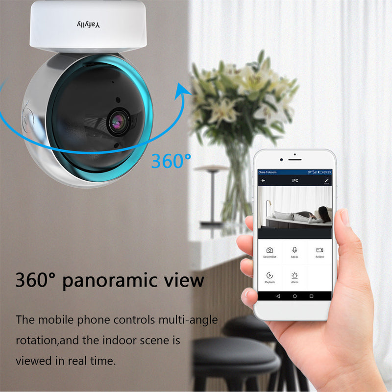 Indoor 1080P WiFi Camera, Smart Home Security Camera with Night Vision and Two-Way Audio, Pet Monitor Camera for Dogs, Cats and Home Use