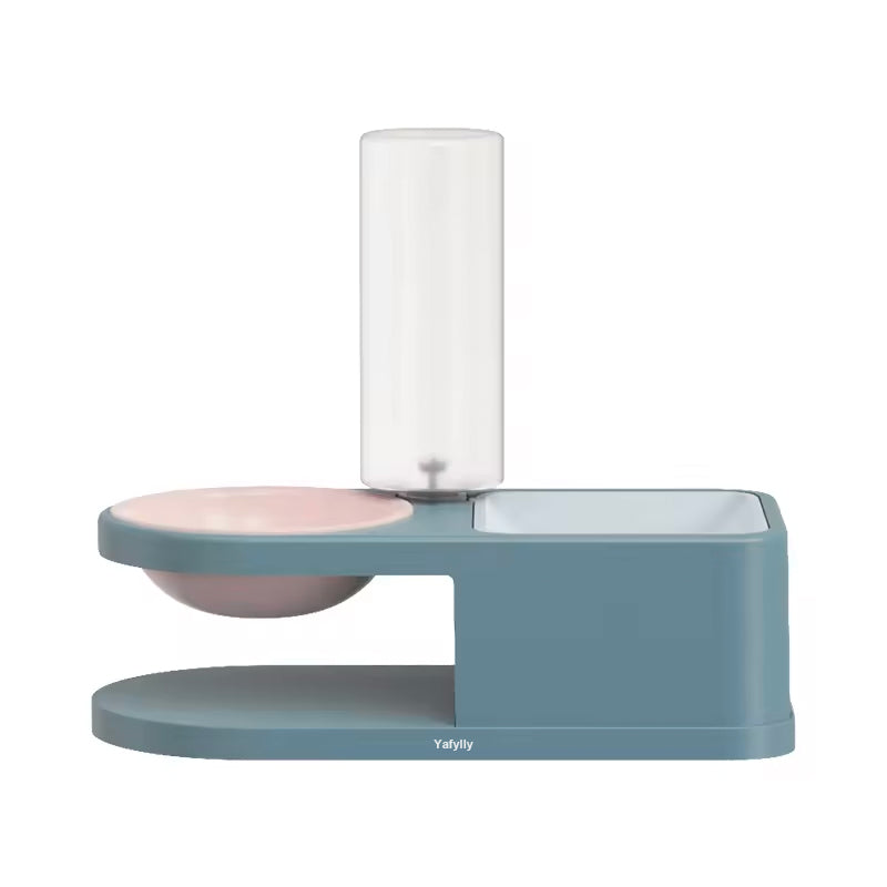 Raised Pet Food and Water Bowl, Elevated Feeding Bowl for Cats and Small Dogs, Ergonomic Pet Dish for Daily Meals
