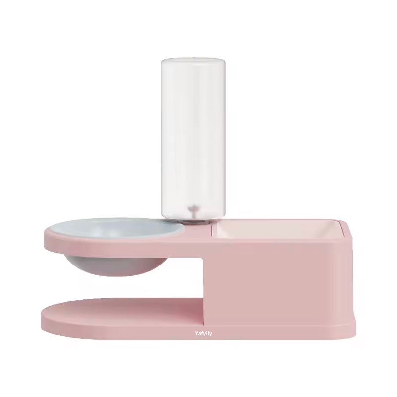 Raised Pet Food and Water Bowl, Elevated Feeding Bowl for Cats and Small Dogs, Ergonomic Pet Dish for Daily Meals