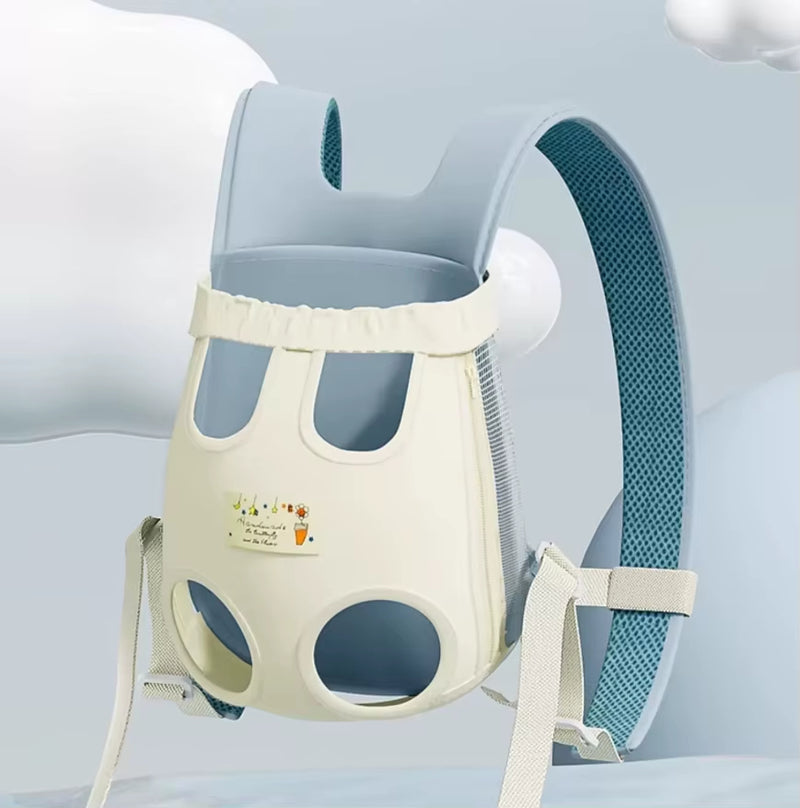 Pet Carrier Backpack for Cats and Small Dogs, Breathable Travel Backpack with Comfortable Shoulder Straps, Portable Hands-Free Pet Backpack for Hiking, Walking and Daily Outings