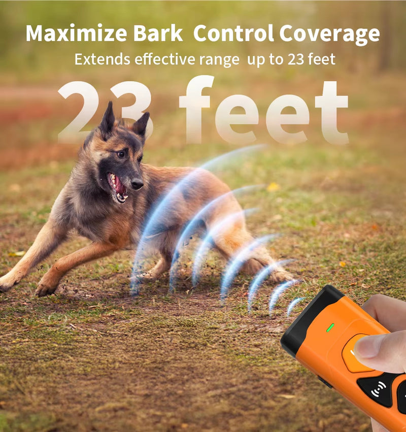 Ultrasonic Dog Training Device, Portable Anti-Bark Training Tool for Dogs, Handheld Dog Behavior Training Aid for Barking, Recall and Daily Training