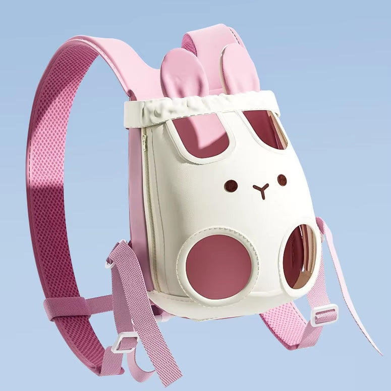 Pet Carrier Backpack for Cats and Small Dogs, Breathable Travel Backpack with Comfortable Shoulder Straps, Portable Hands-Free Pet Backpack for Hiking, Walking and Daily Outings