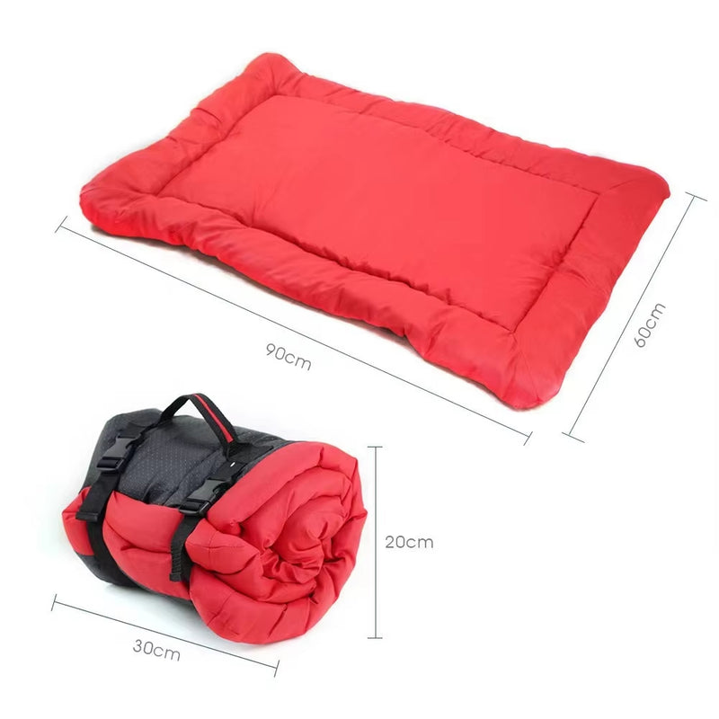 Waterproof Dog & Cat Bed, Foldable Portable Pet Bed for Camping, Travel & Outdoor Use, Machine Washable Adjustable All-Season Pet Bed