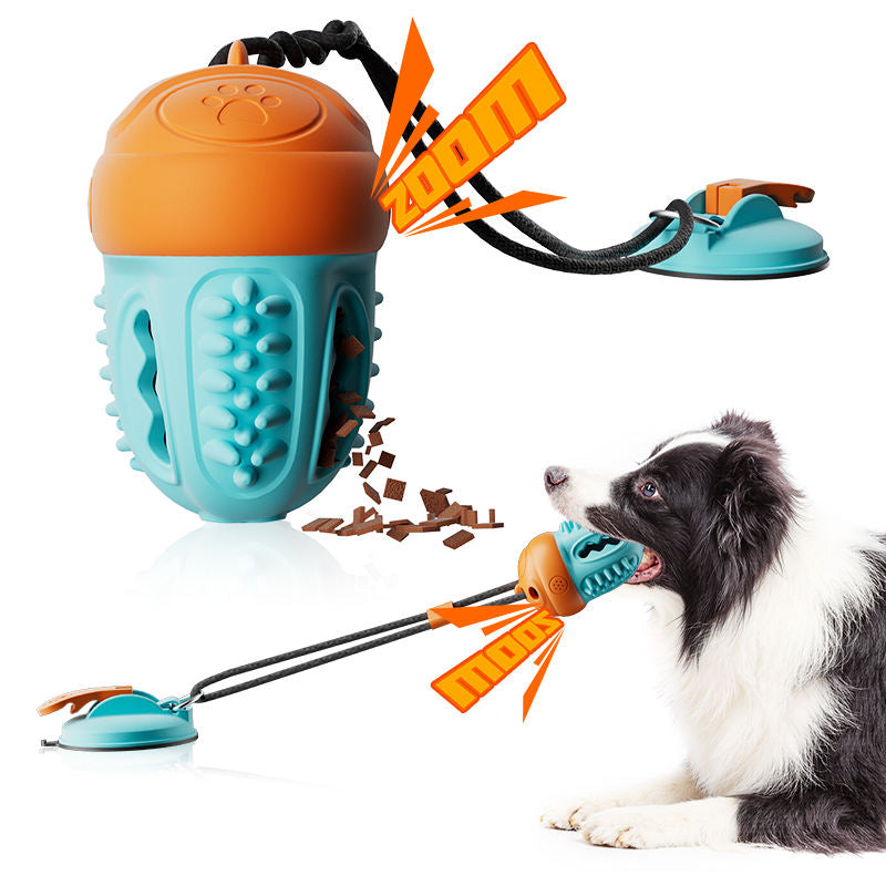 Treat Dispensing Dog Chew Toy for Aggressive Chewers, Interactive Dog Puzzle Toy for Boredom Relief, Durable Enrichment Toy for Mental Stimulation and Training