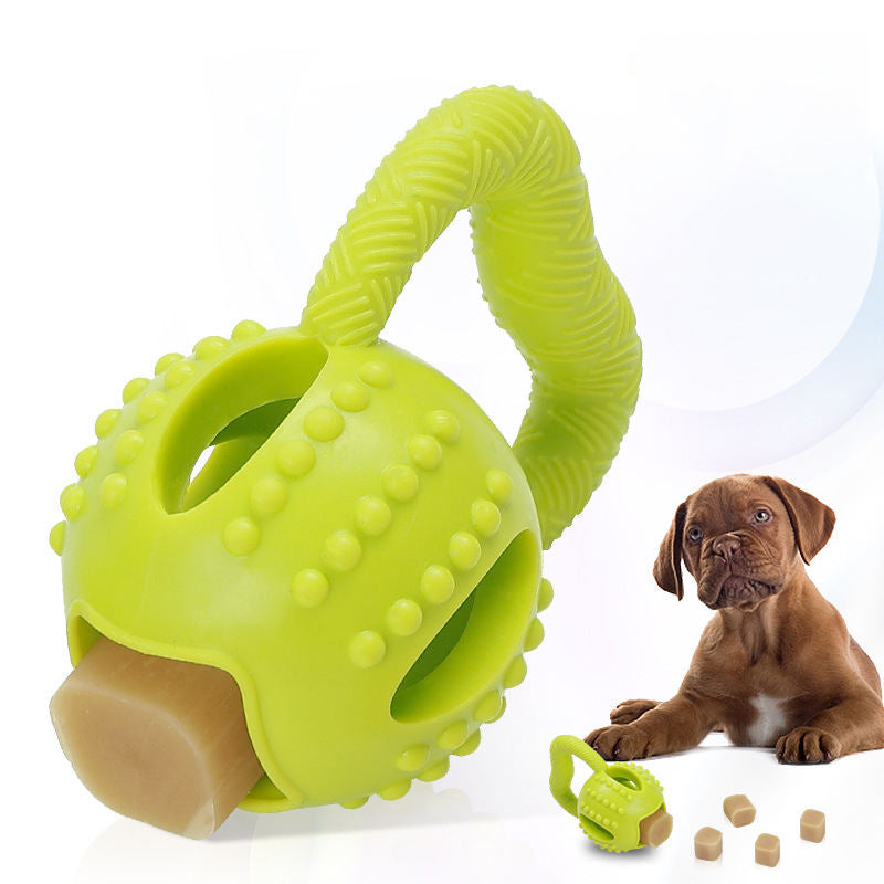 Durable TPR Dog Chew Toy, Tough Interactive Chew Toy for Dogs, Dental Cleaning Toy for Chewing, Training and Boredom Relief