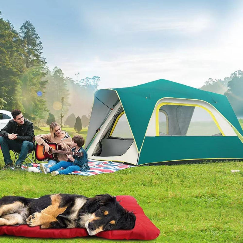 Waterproof Dog & Cat Bed, Foldable Portable Pet Bed for Camping, Travel & Outdoor Use, Machine Washable Adjustable All-Season Pet Bed