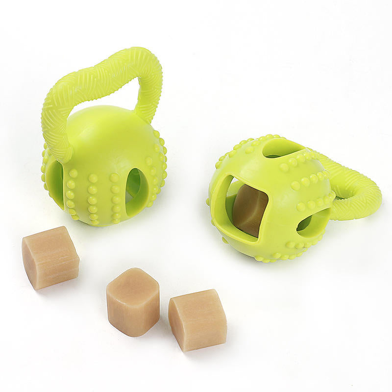 Durable TPR Dog Chew Toy, Tough Interactive Chew Toy for Dogs, Dental Cleaning Toy for Chewing, Training and Boredom Relief