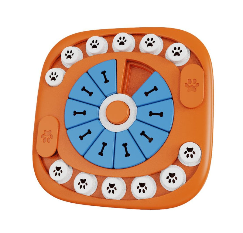 Level 3 Dog Puzzle Toy, Interactive IQ Treat Dispensing Toy for Dogs, Durable Pet Enrichment Toy for Training, Slow Feeding and Mental Stimulation