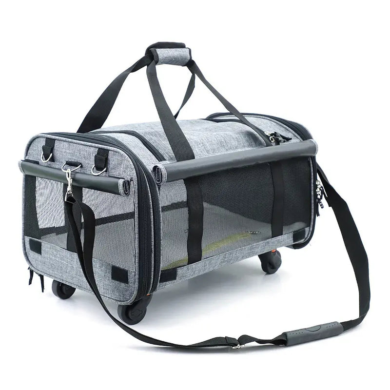 Portable Pet Carrier for Cats and Small Dogs, Soft-Sided Travel Pet Bag with Breathable Mesh, Lightweight Dog and Cat Carrier for Car Rides, Vet Visits and Daily Outings