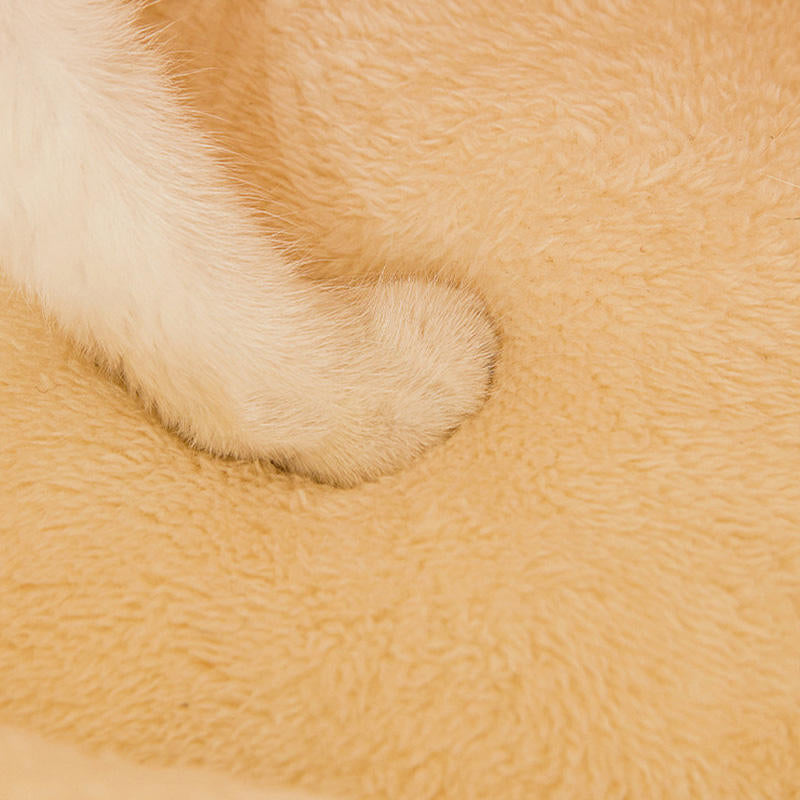 Cozy Enclosed Cat Bed, Warm Covered Cat Cave House for Indoor Cats, Soft Plush Hideaway Bed for Kittens and Small Pets