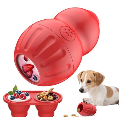 Treat Dispensing Dog Enrichment Toy, Interactive Cognitive Puzzle Toy for Dogs, Slow Feeder Toy for Training, Mental Stimulation and Boredom Relief