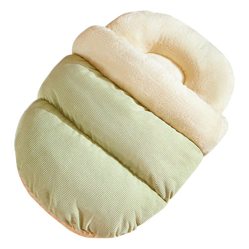 Cozy Enclosed Cat Bed, Warm Covered Cat Cave House for Indoor Cats, Soft Plush Hideaway Bed for Kittens and Small Pets