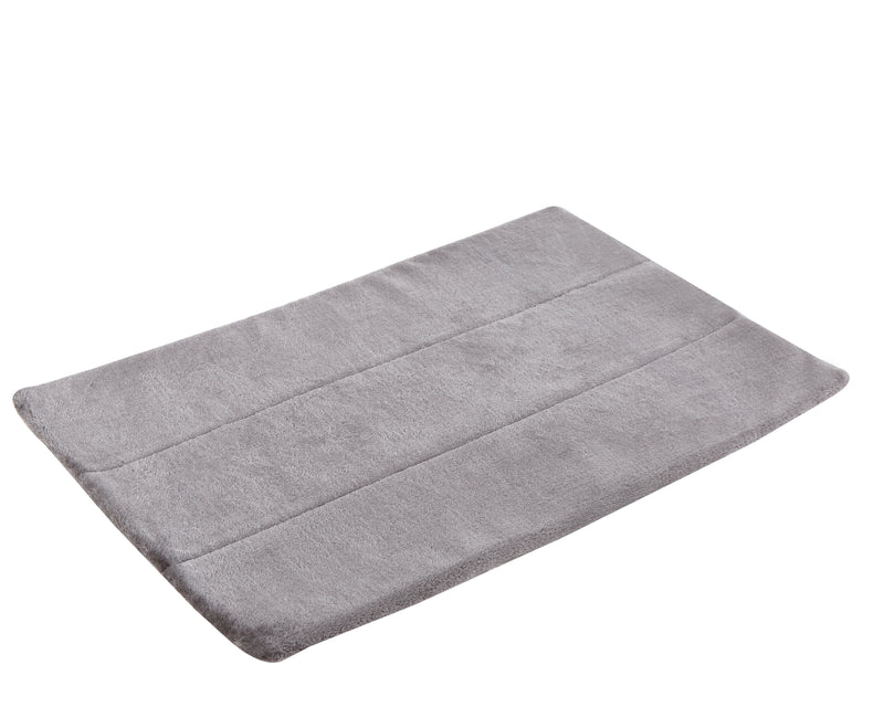 Furniture dog crate sliding iron door dog crate with mat. (Rustic Brown, Grey, 43.7''W x 30''D x 33.7''H)